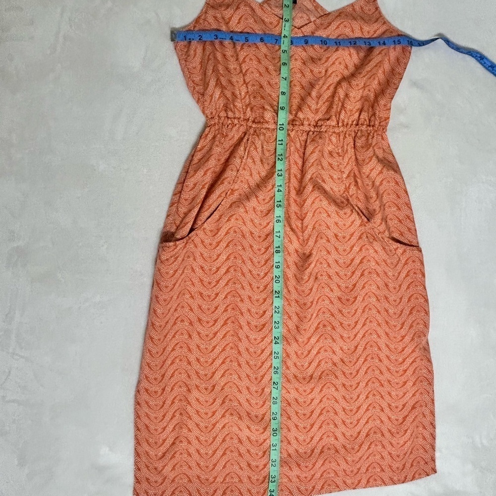 Patagonia Orange Sleeveless Midi Sundress - Picture 6 of 7